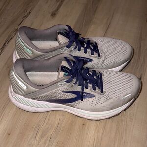 Brooks Gray and Navy Athletic Shoes